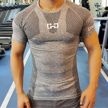 Men's Quick Dry Sport / Fitness T-shirt mit Short Sleeve Ethics-Sports