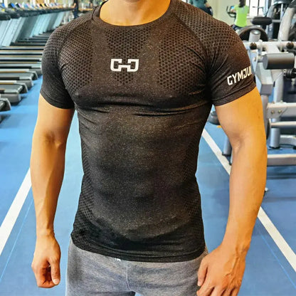 Men's Quick Dry Sport / Fitness T-shirt mit Short Sleeve Ethics-Sports