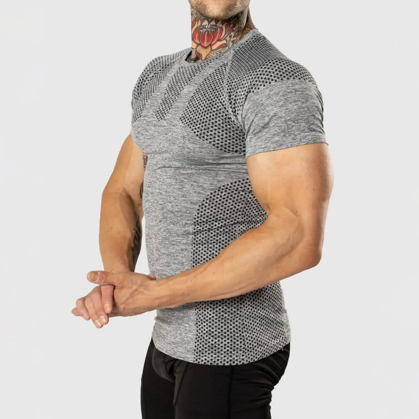 Men's Quick Dry Sport / Fitness T-shirt mit Short Sleeve Ethics-Sports