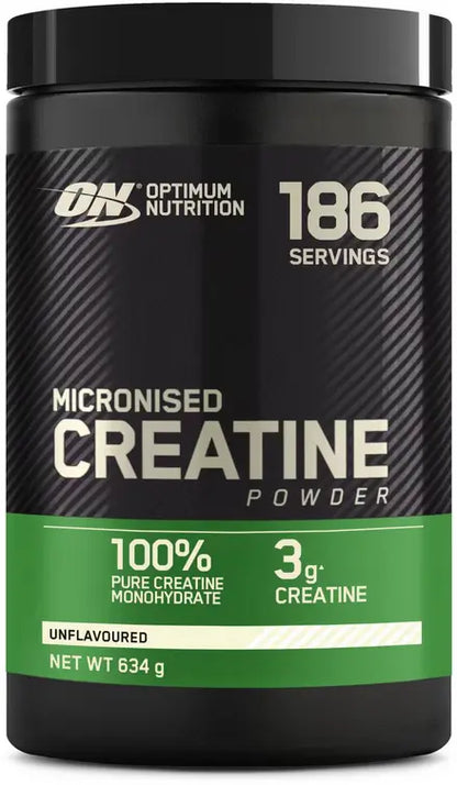Optimum Nutrition Micronised Creatine Powder, 634 g Dose, Unflavoured Metasport