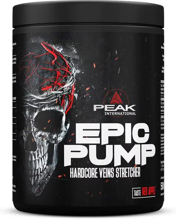 Peak Performance Epic Pump, 500 g Dose PRE-WORKOUT BOOSTER Metasport