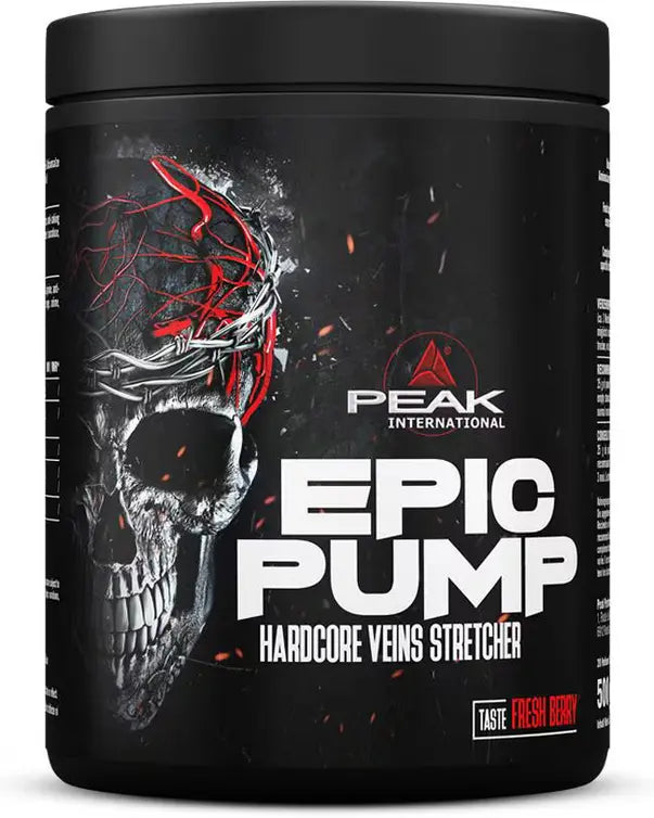 Peak Performance Epic Pump, 500 g Dose PRE-WORKOUT BOOSTER Metasport