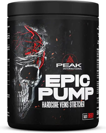 Peak Performance Epic Pump, 500 g Dose PRE-WORKOUT BOOSTER Metasport