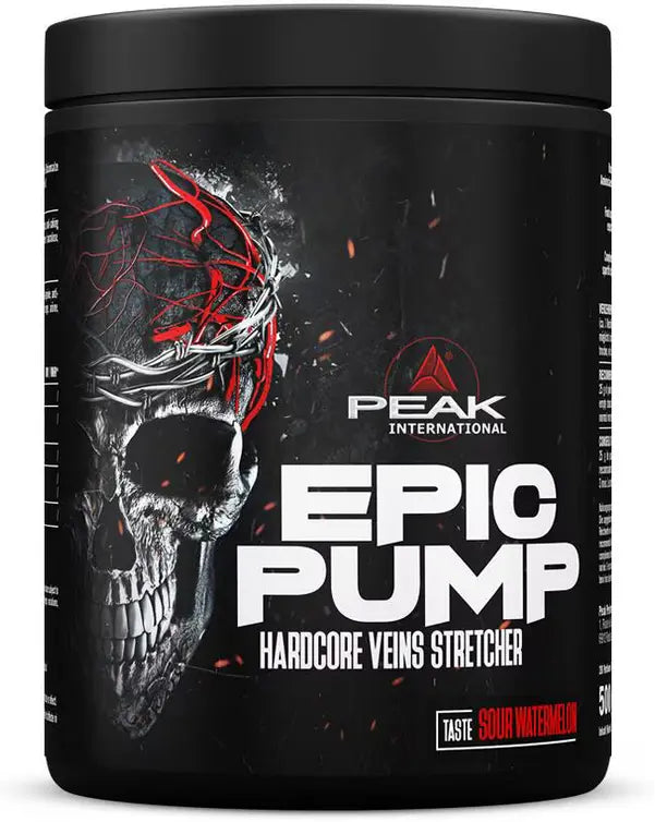 Peak Performance Epic Pump, 500 g Dose PRE-WORKOUT BOOSTER Metasport