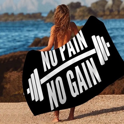 Powerhouse Gym Towel Microfiber Beach Towel Absorbent Quick dry Soft Yoga Swimming Resort Mountain Climbing Towel Ethics-Sports