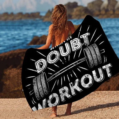Powerhouse Gym Towel Microfiber Beach Towel Absorbent Quick dry Soft Yoga Swimming Resort Mountain Climbing Towel Ethics-Sports