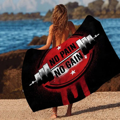 Powerhouse Gym Towel Microfiber Beach Towel Absorbent Quick dry Soft Yoga Swimming Resort Mountain Climbing Towel Ethics-Sports
