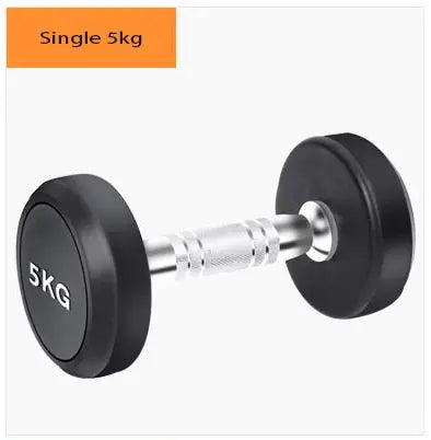 Round Rubber Coated Steel Dumbbell for Men and Women, Special Fitness Equipment, Classic, 5kg-20kg Ethics-Sports