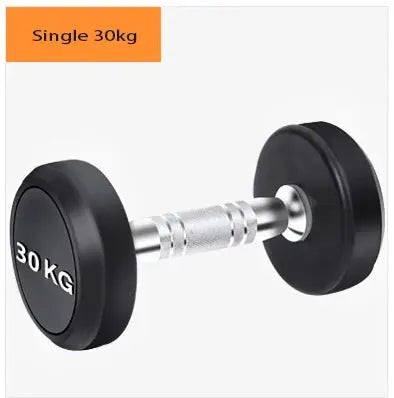 Round Rubber Coated Steel Dumbbell for Men and Women, Special Fitness Equipment, Classic, 5kg-20kg Ethics-Sports