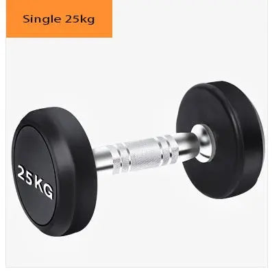 Round Rubber Coated Steel Dumbbell for Men and Women, Special Fitness Equipment, Classic, 5kg-20kg Ethics-Sports