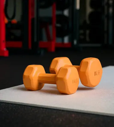 STRENGTH TRAINING Hanteln in verschiedenen Farben (2x PVC Hanteln) Ethics-Sports