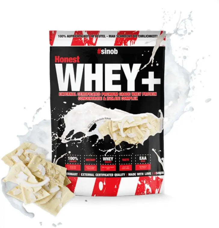 Sinob Honest Whey+, verschiedene Geschmacksrichtungen Metasport