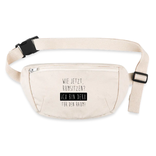Stella's Gürteltasche aus recyceltem Material - Naturweiß