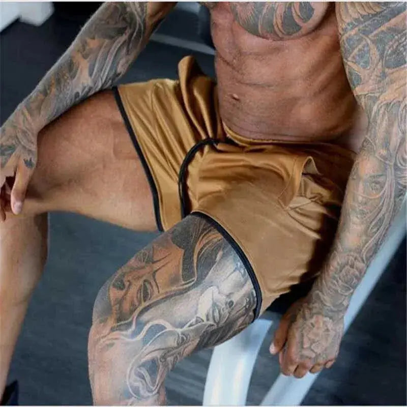 Summer Men Sports Shorts Fitness Basketball Beach Pants Mesh Breathable Bodybuilding Gym Training Shorts Men's Sweatpants Ethics-Sports