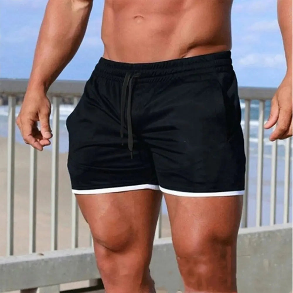 Summer Men Sports Shorts Fitness Basketball Beach Pants Mesh Breathable Bodybuilding Gym Training Shorts Men's Sweatpants Ethics-Sports