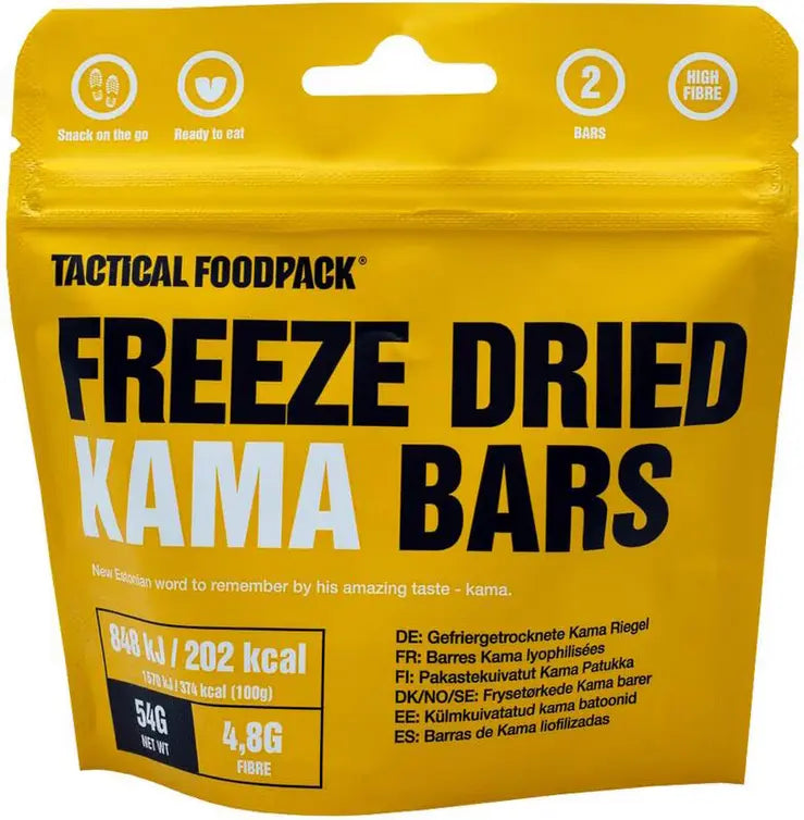 Tactical Foodpack Freeze-Dried Kama Bars, 54 g Beutel Metasport