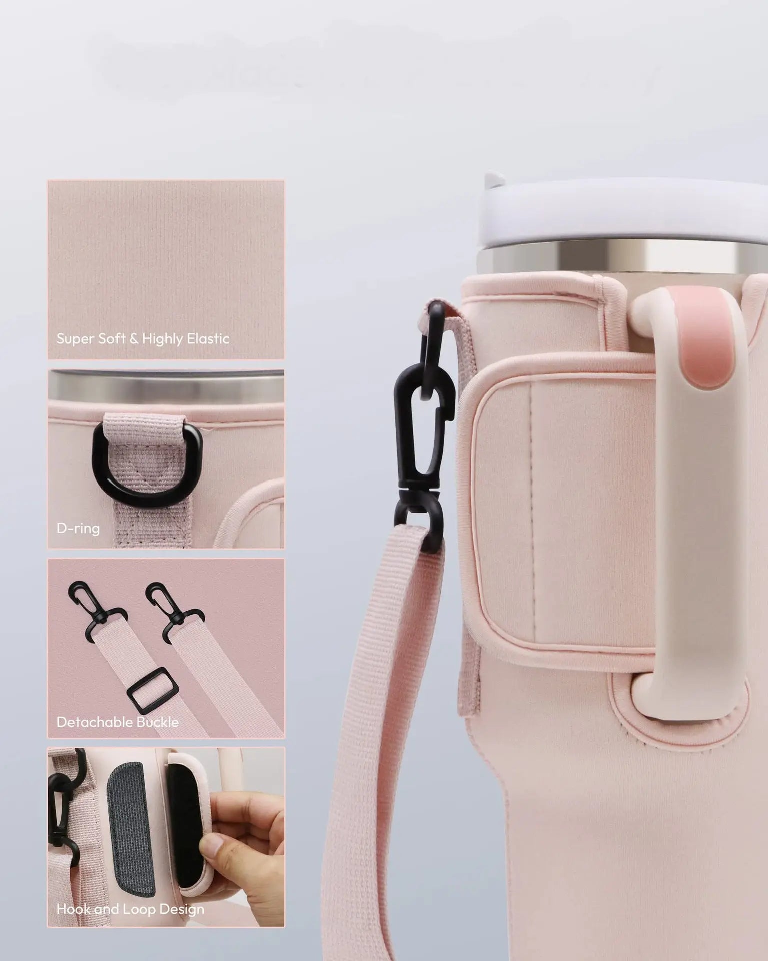 Tragbarer Outdoor-Mug für eisgekühlte Getränke mit Cover Ethics Sports