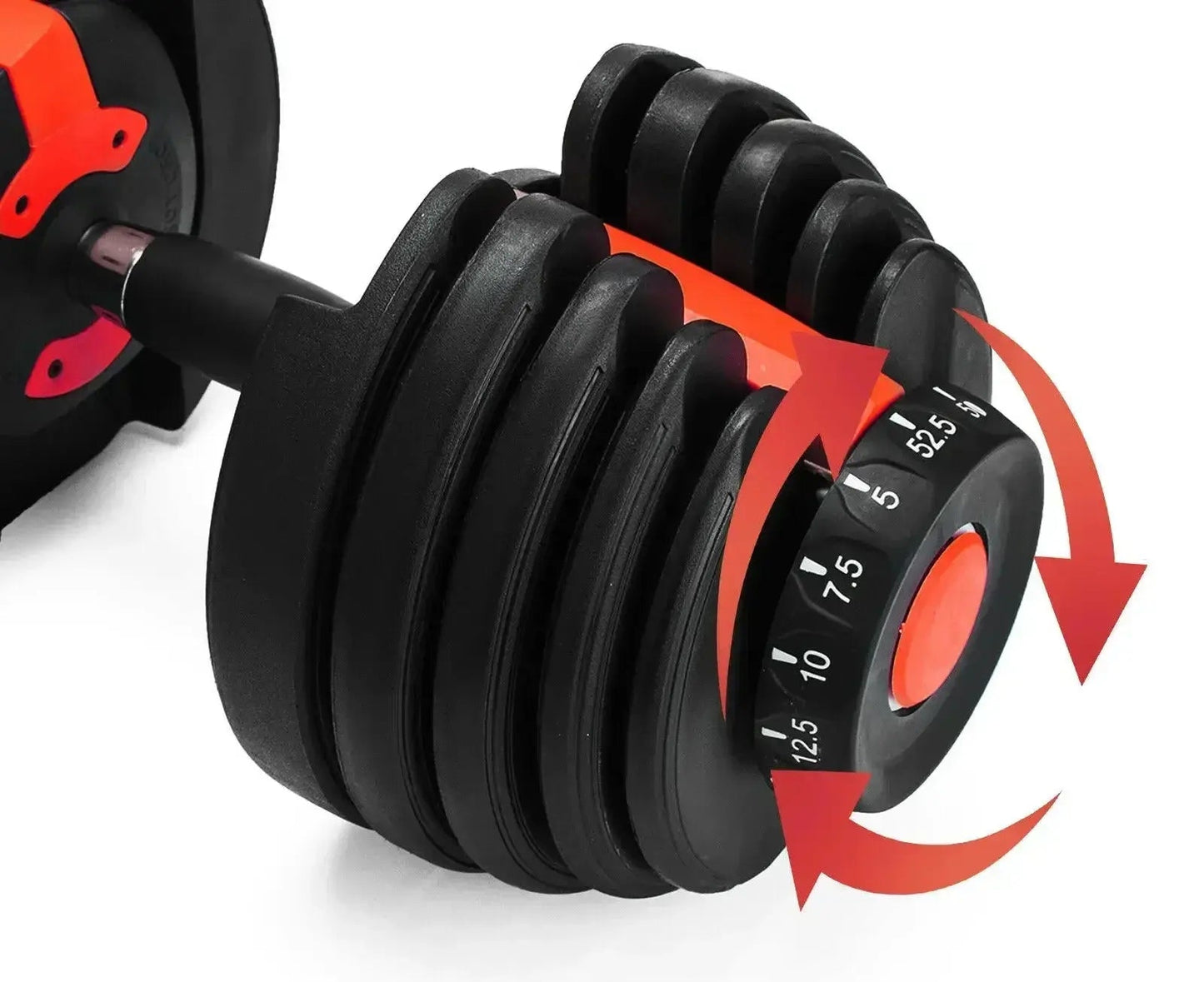 VEVOR 24KG Adjustable Dumbbells Sets and Dumbbell Stand and Dumbbell Weight  With Handle Base Fitness Workouts Equipment Ethics-Sports