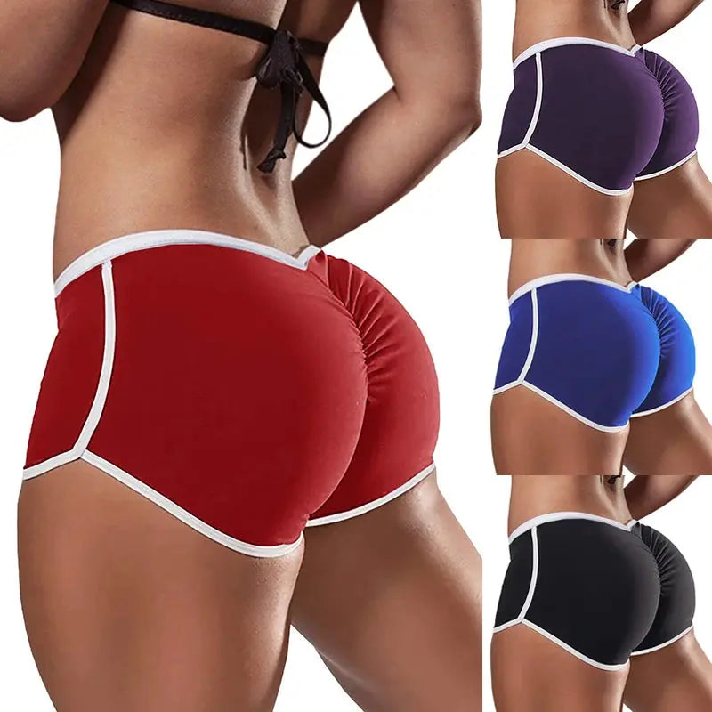 Women Summer Sports Fitness Skinny Slim Shorts Causal Yoga Shorts Shorts Low Waist Stretchy Gym Clothing Short Pants Ethics-Sports