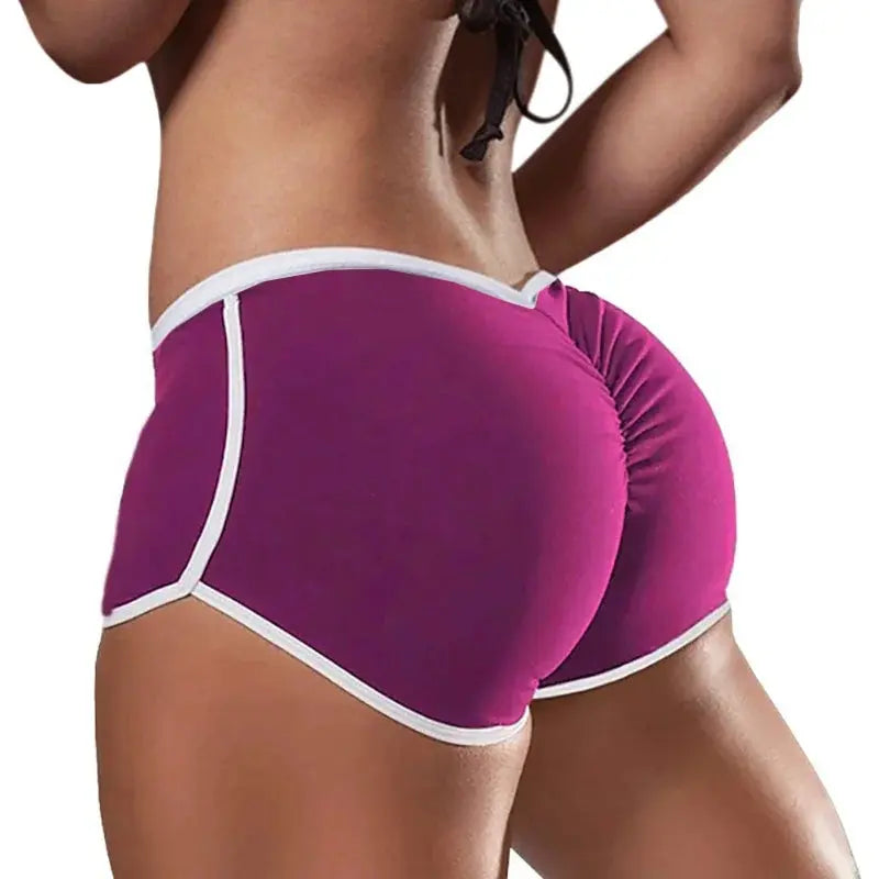 Women Summer Sports Fitness Skinny Slim Shorts Causal Yoga Shorts Shorts Low Waist Stretchy Gym Clothing Short Pants Ethics-Sports