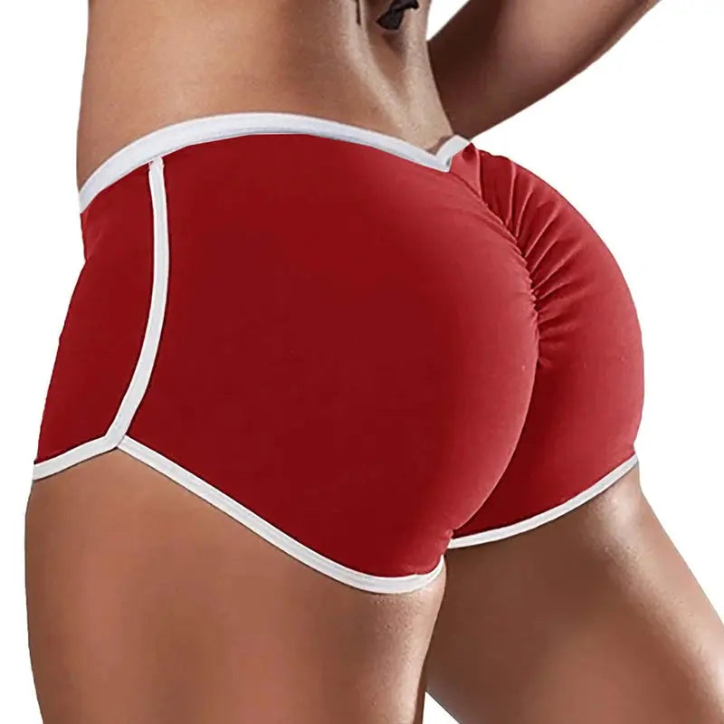 Women Summer Sports Fitness Skinny Slim Shorts Causal Yoga Shorts Shorts Low Waist Stretchy Gym Clothing Short Pants Ethics-Sports