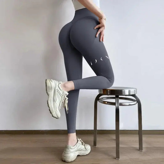 Women's High Waist Yoga Pants Gym Seamless Casual Sports Running Breathable Comfortable Slim-fit Hip Lift Stretching Yoga Pants Ethics-Sports