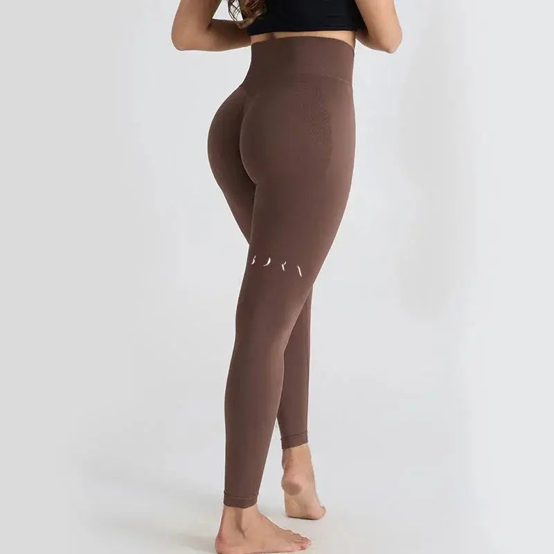 Women's High Waist Yoga Pants Gym Seamless Casual Sports Running Breathable Comfortable Slim-fit Hip Lift Stretching Yoga Pants Ethics-Sports