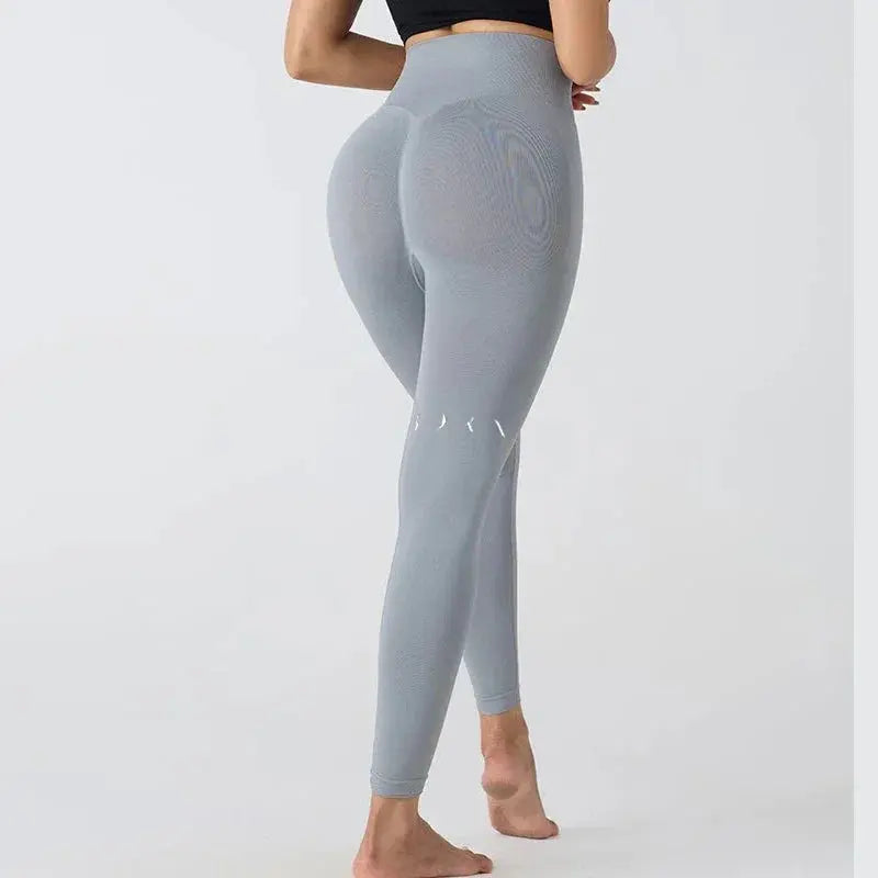 Women's High Waist Yoga Pants Gym Seamless Casual Sports Running Breathable Comfortable Slim-fit Hip Lift Stretching Yoga Pants Ethics-Sports