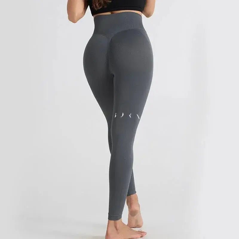 Women's High Waist Yoga Pants Gym Seamless Casual Sports Running Breathable Comfortable Slim-fit Hip Lift Stretching Yoga Pants Ethics-Sports