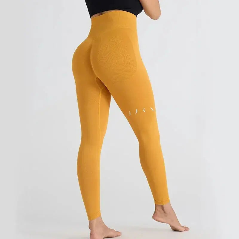 Women's High Waist Yoga Pants Gym Seamless Casual Sports Running Breathable Comfortable Slim-fit Hip Lift Stretching Yoga Pants Ethics-Sports