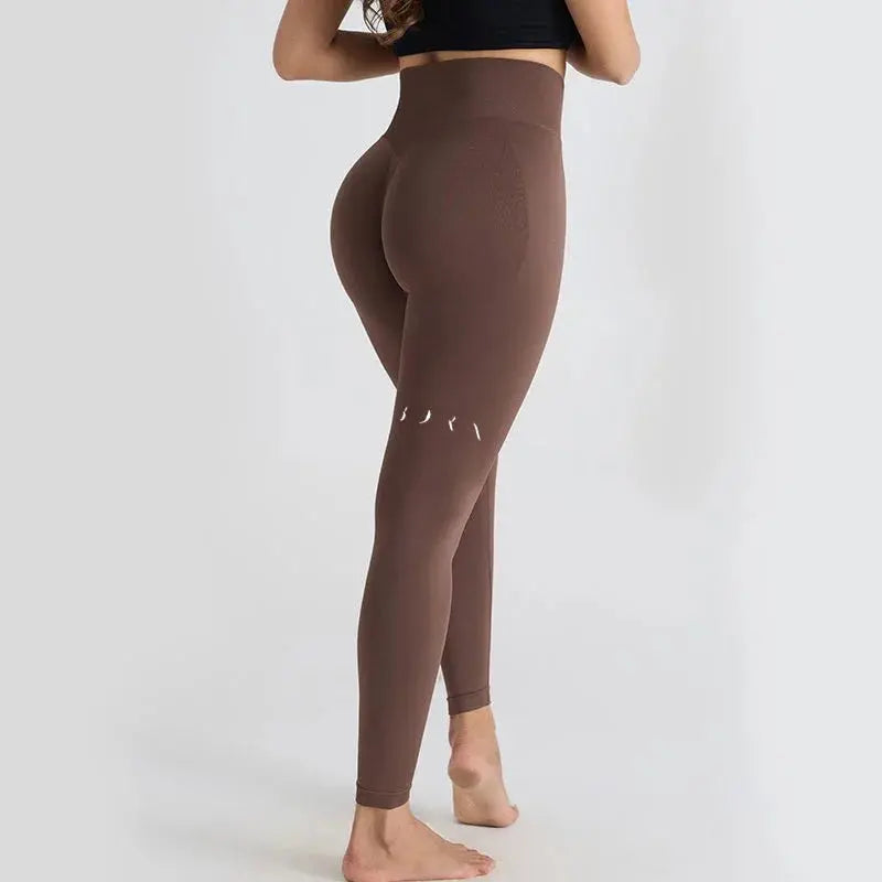 Women's High Waist Yoga Pants Gym Seamless Casual Sports Running Breathable Comfortable Slim-fit Hip Lift Stretching Yoga Pants Ethics-Sports