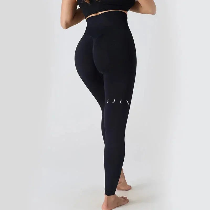 Women's High Waist Yoga Pants Gym Seamless Casual Sports Running Breathable Comfortable Slim-fit Hip Lift Stretching Yoga Pants Ethics-Sports