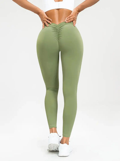 Women's Yoga Pants High Waist Lift High Elastic Tight Fitness Trousers Metasport