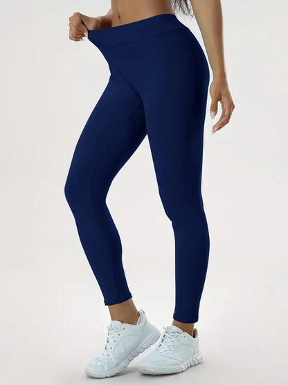 Women's Yoga Pants High Waist Lift High Elastic Tight Fitness Trousers Metasport