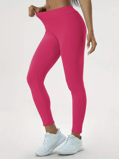 Women's Yoga Pants High Waist Lift High Elastic Tight Fitness Trousers Metasport