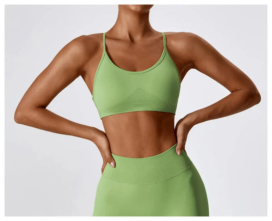 Yoga Women Sports / Fitness Bra-Crop Top / Breathable / Shockproof / Push up Ethics-Sports