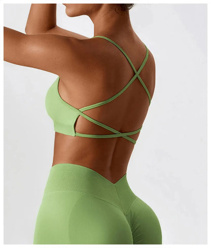 Yoga Women Sports / Fitness Bra-Crop Top / Breathable / Shockproof / Push up Ethics-Sports