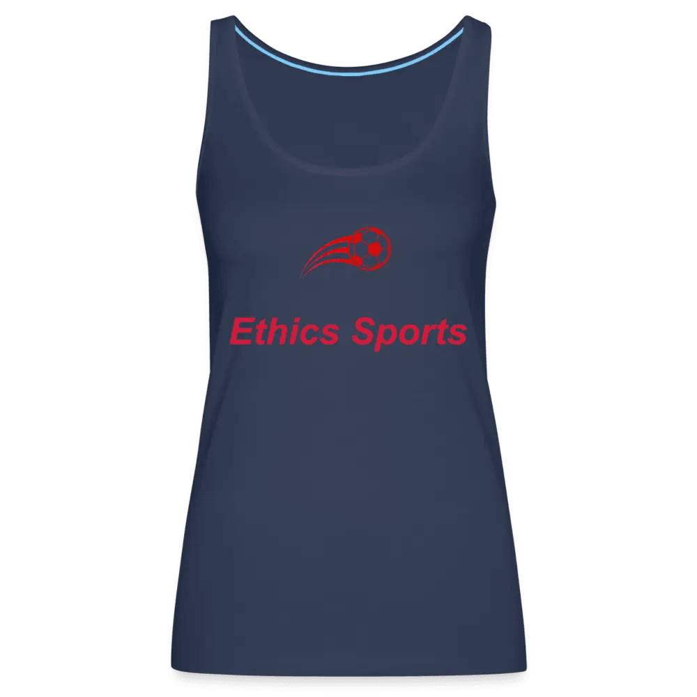 individuelles Frauen Premium Tank Top - Navy