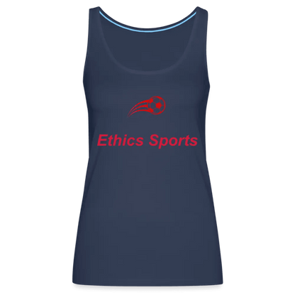 individuelles Frauen Premium Tank Top - Navy