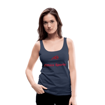 individuelles Frauen Premium Tank Top - Navy
