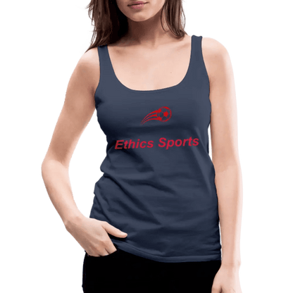 individuelles Frauen Premium Tank Top - Navy