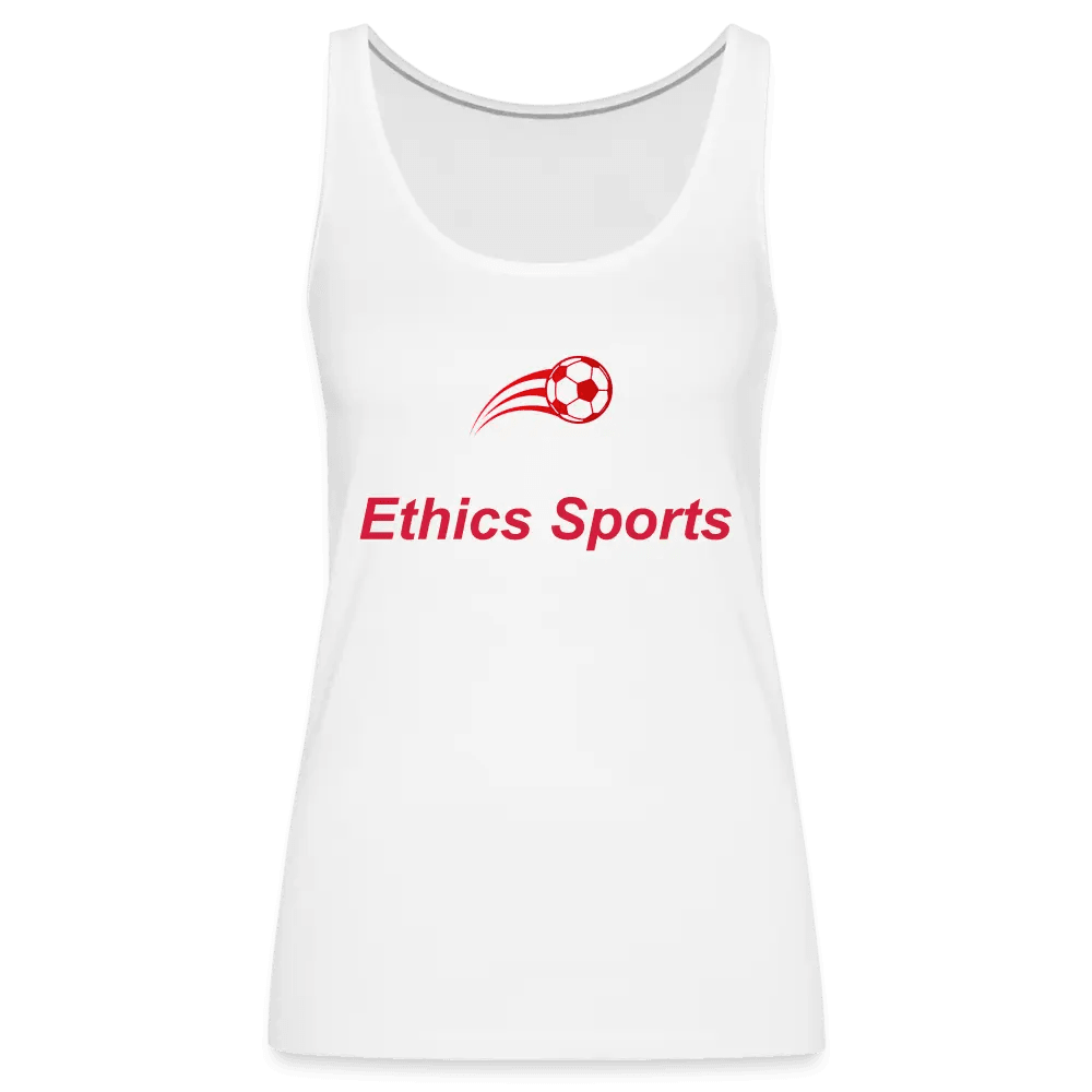 individuelles Frauen Premium Tank Top - weiß