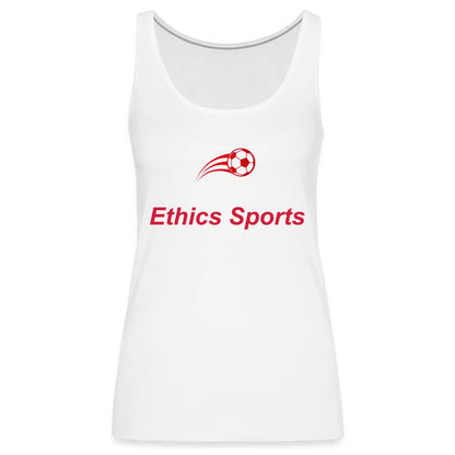 individuelles Frauen Premium Tank Top - weiß