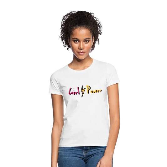 individuelles Frauen Standard T-Shirt - weiß