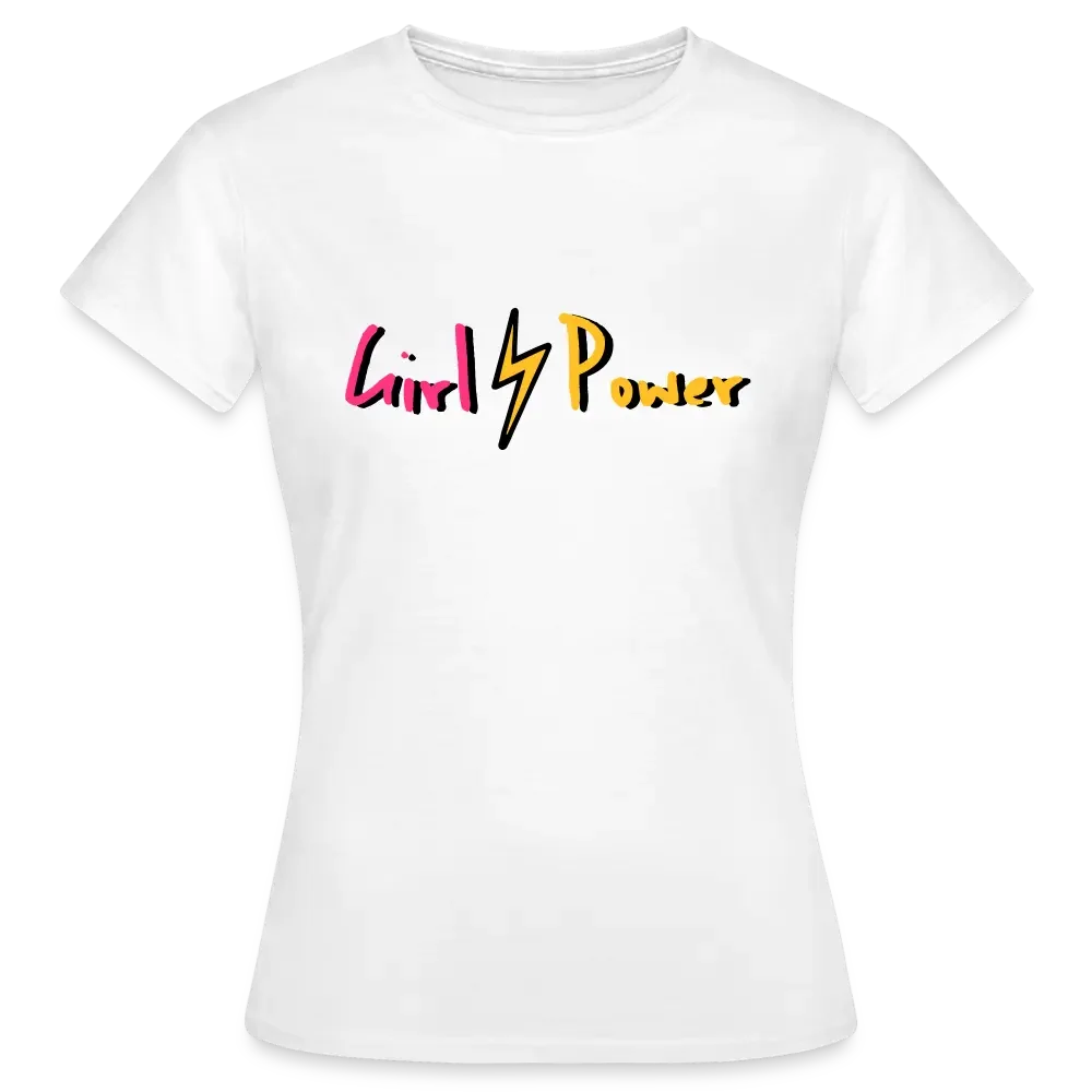 individuelles Frauen Standard T-Shirt - weiß