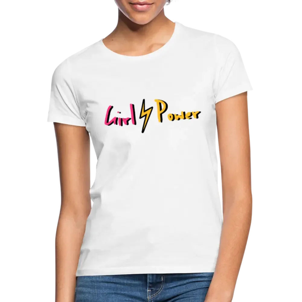 individuelles Frauen Standard T-Shirt - weiß