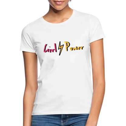 individuelles Frauen Standard T-Shirt - weiß