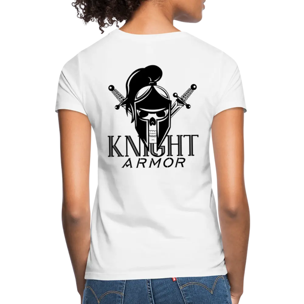 individuelles Frauen Standard T-Shirt - weiß