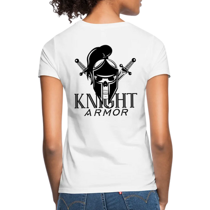 individuelles Frauen Standard T-Shirt - weiß