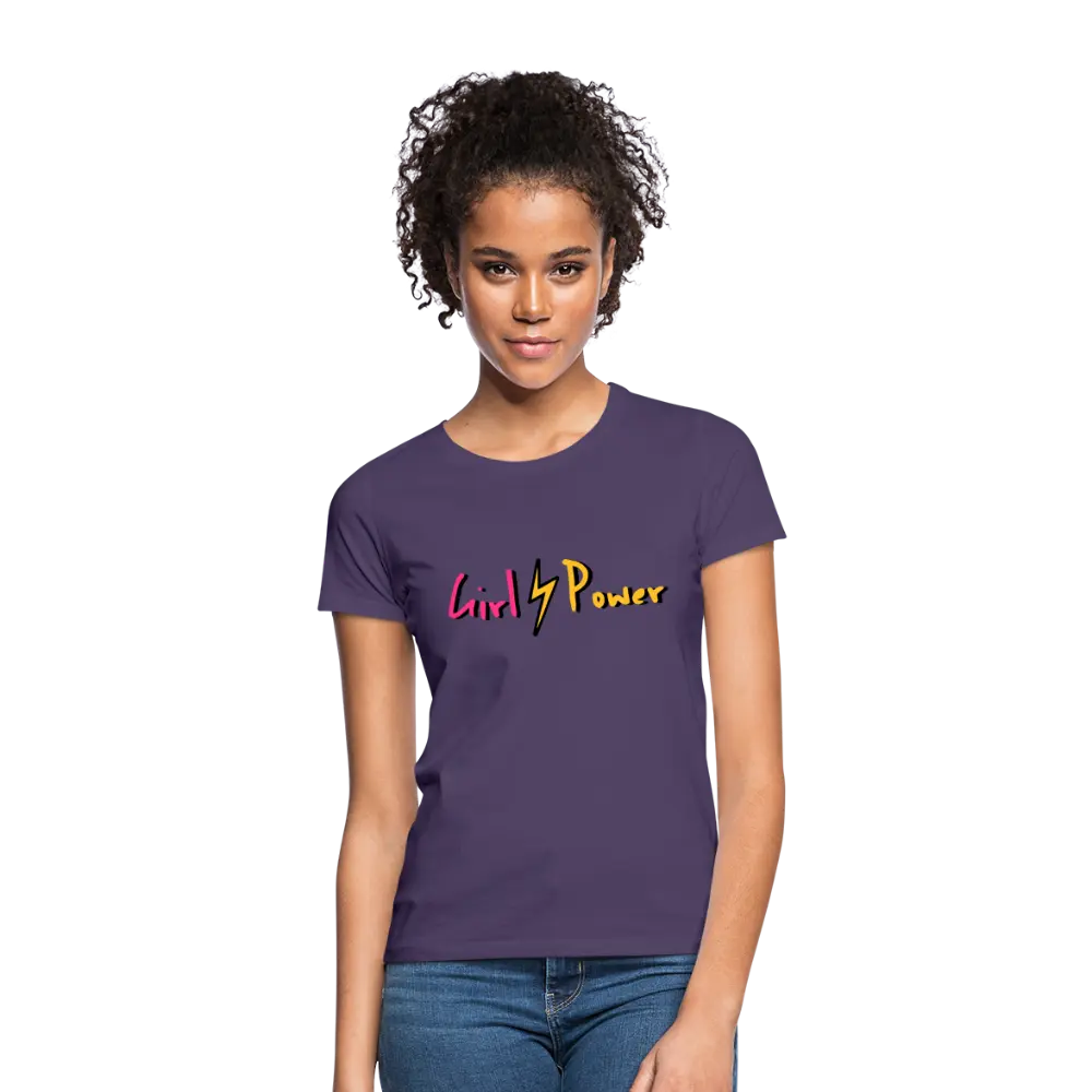 individuelles Frauen Standard T-Shirt - Dunkellila